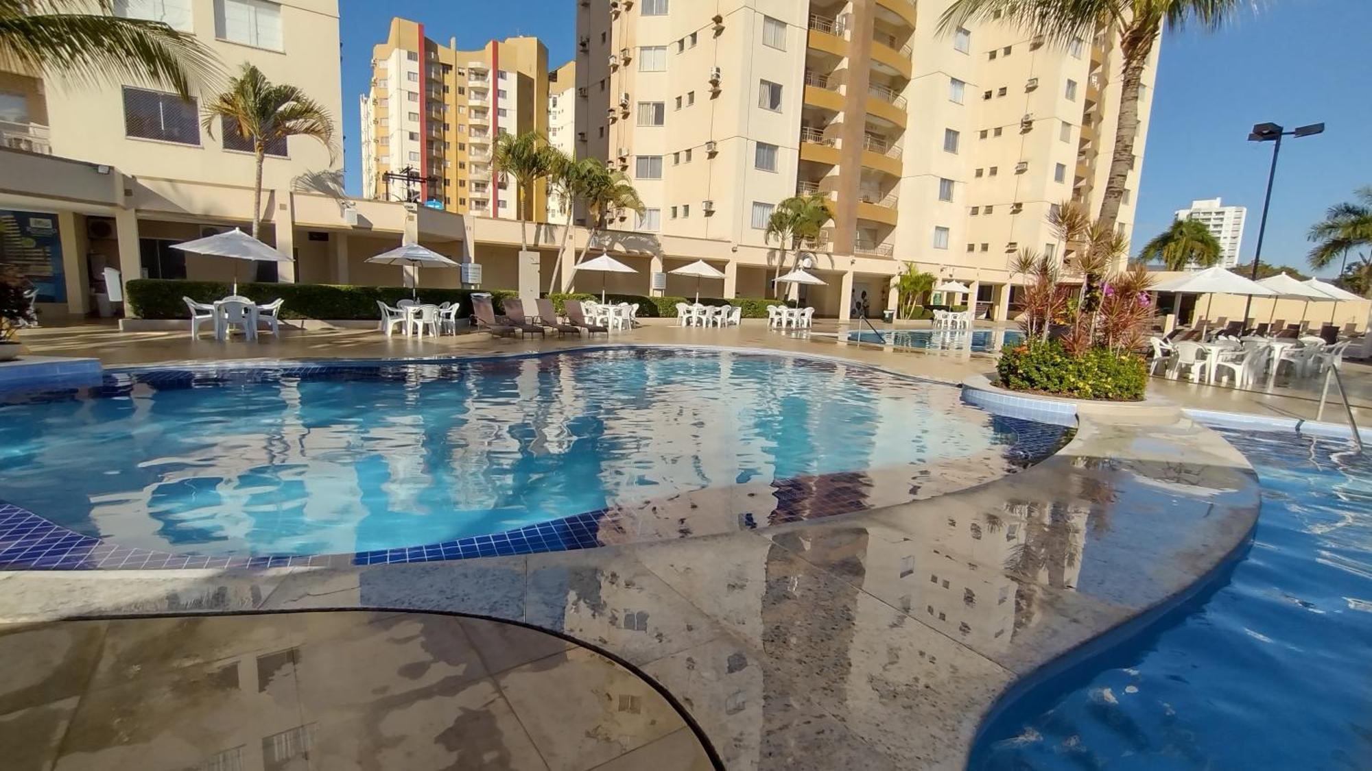 Prive Das Thermas II Caldas Novas - Achei Ferias - Com Roupa De Cama Buitenkant foto