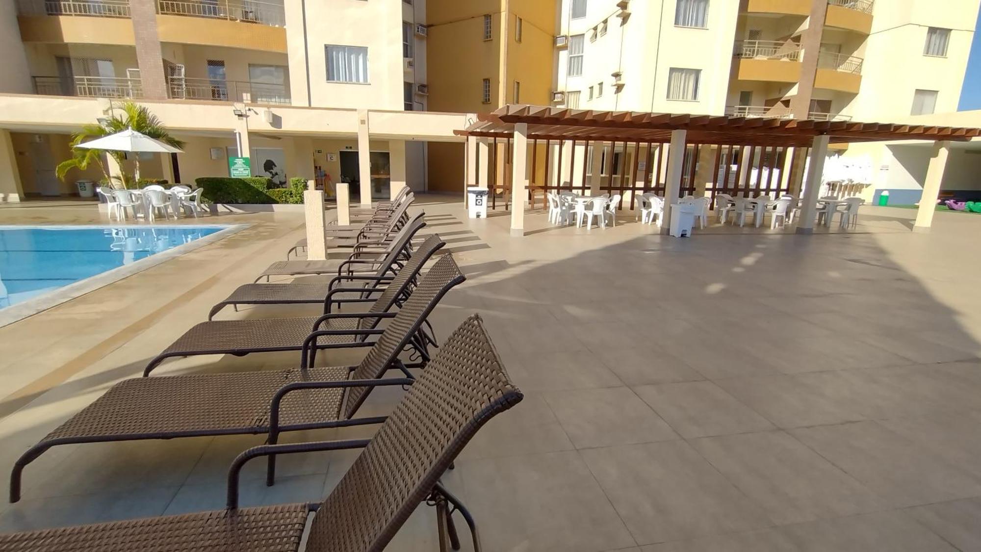 Prive Das Thermas II Caldas Novas - Achei Ferias - Com Roupa De Cama Buitenkant foto